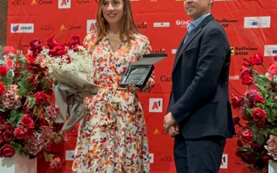 Priznanje za godine rada – pobjeda u kategoriji perspektivna poduzetnica godine 2023